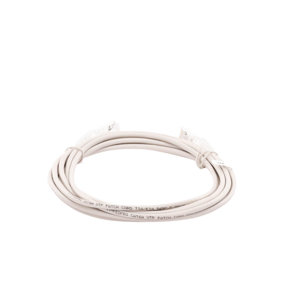 Cable de Parcheo Slim UTP Cat6A - 3 m Gris, Diámetro Reducido (28 AWG)