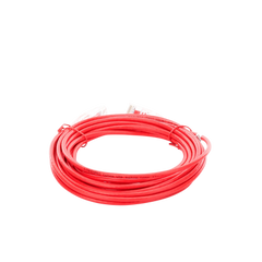 Cable de Parcheo Slim UTP Cat6A - 5 m Rojo, Diámetro Reducido (28 AWG