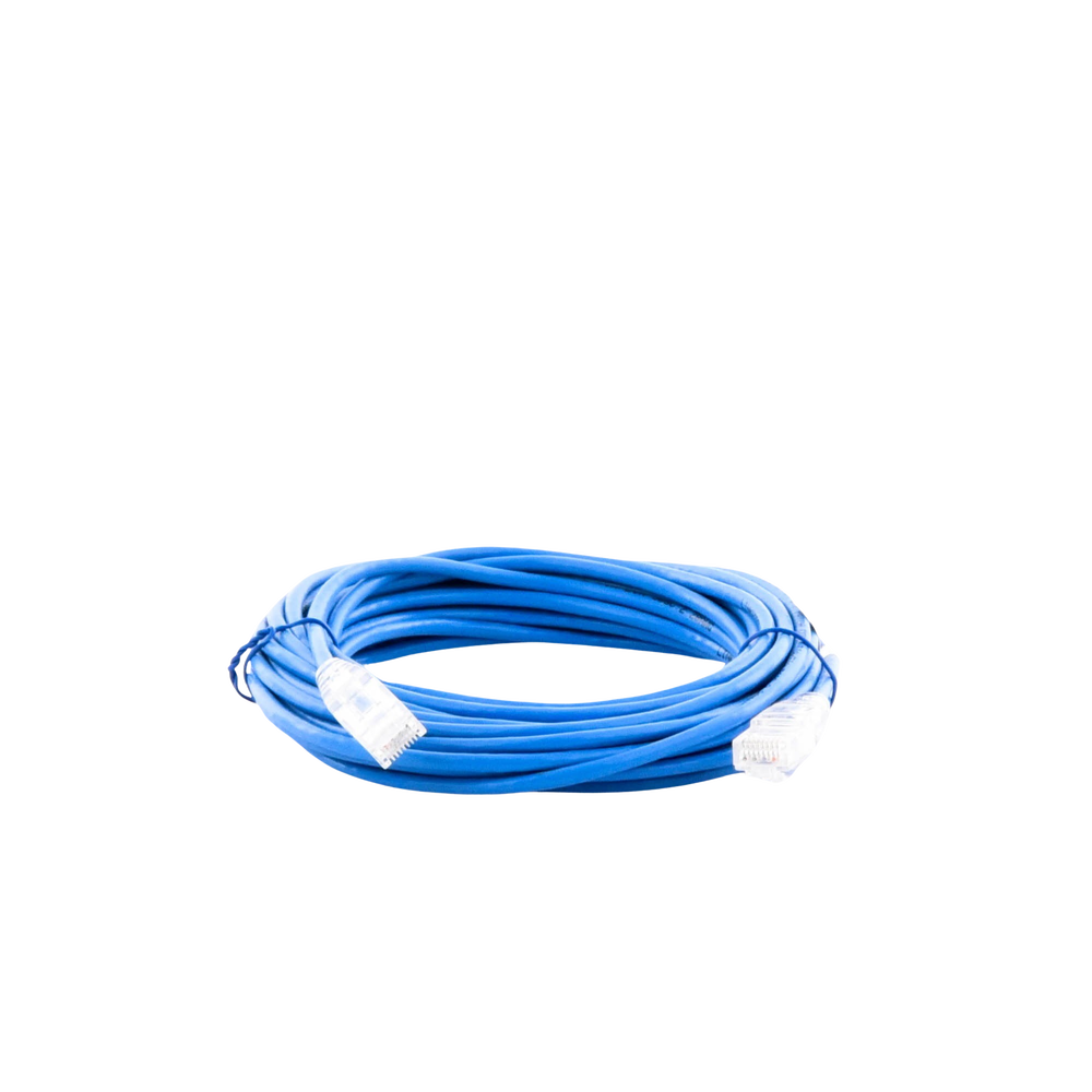 Cable de Parcheo Slim UTP Cat6A - 7 Metros (22.97 Pies) Azul, Diámetro Reducido (28 AWG)