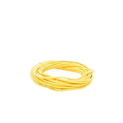 Cable de Parcheo Slim UTP Cat6A - 7 m Amarillo, Diámetro Reducido (28 AWG)
