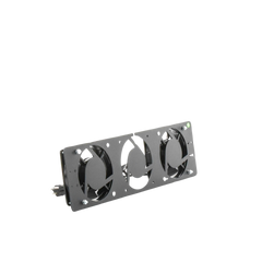Kit de 2 Ventiladores 110 Vca (12 x 12 cm) con Clavija para Gabinete de Piso