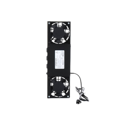 Kit de 2 Ventiladores (12 x 12 cm) con 3 Tomas de Corriente 110 Vca/50 Hz con Clavija