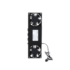 Kit de 2 Ventiladores (12 x 12 cm) con 3 Tomas de Corriente 110 Vca/50 Hz con Clavija
