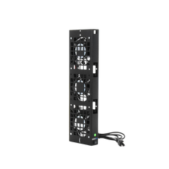 Kit de 3 Ventiladores 110 Vca (12 x 12 cm) con Clavija para Gabinete de Piso
