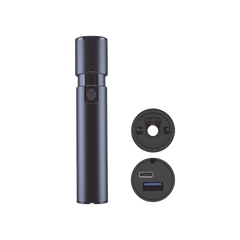 Localizador Visual de Fallos (VFL) / Para Conectores SC, FC, ST / Hasta 8-10 km de Distancia / Recargable por Puerto USB