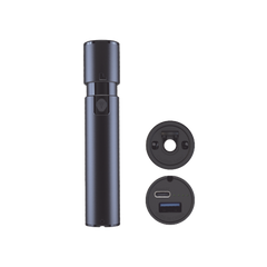 Localizador Visual de Fallos (VFL) / Para conectores SC, FC, ST / Hasta 8-10 km de Distancia / Recargable por puerto USB