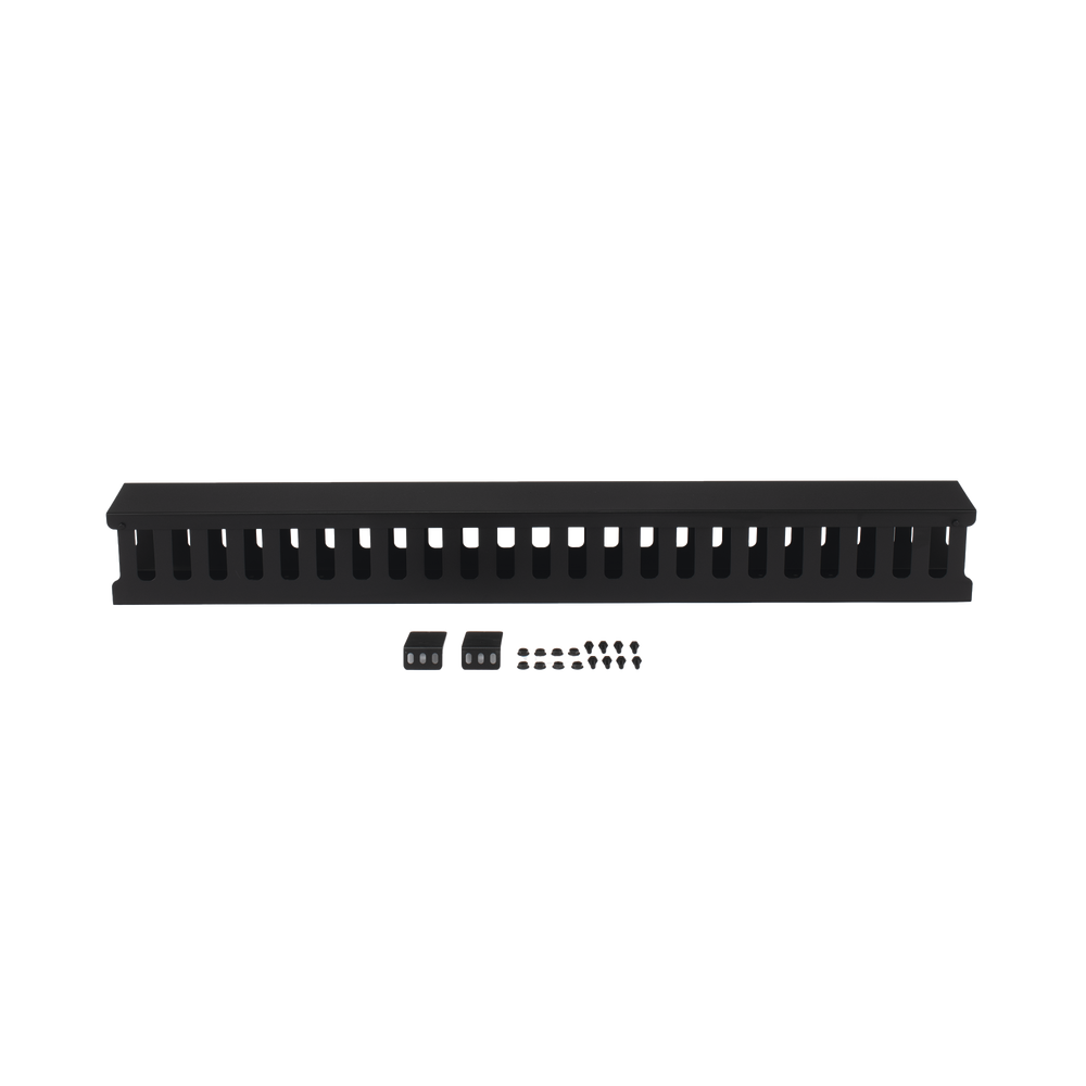 Organizador de Cable Vertical de 24 Unidades Rack Sencillo, Compatible con Racks Serie EIRL y EIQR