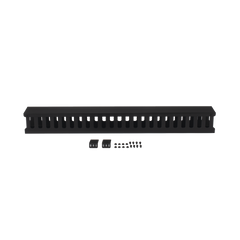 Organizador de Cable Vertical de 24 Unidades Rack Sencillo, Compatible con Racks Serie EIRL y EIQR