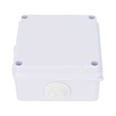 Caja de Conexiones Impermeable IP65, 7 Entradas, Dimensiones 100 x 100 x 70 mm, para Instalaciones Industriales, Comerciales y Residenciales, Incluye Tornillería para su Instalación