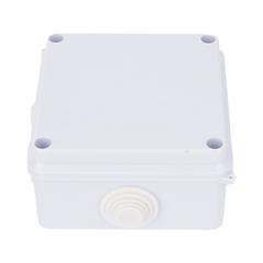 Caja de Conexiones Impermeable IP65, 7 Entradas, Dimensiones 100 x 100 x 70 mm, para Instalaciones Industriales, Comerciales y Residenciales, Incluye Tornillería para su Instalación