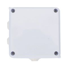 Caja de Conexiones Impermeable IP65, 7 Entradas, Dimensiones 100 x 100 x 70 mm, para Instalaciones Industriales, Comerciales y Residenciales, Incluye Tornillería para su Instalación