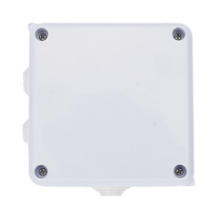Caja de Conexiones Impermeable IP65, 7 Entradas, Dimensiones 100 x 100 x 70 mm, para Instalaciones Industriales, Comerciales y Residenciales, Incluye Tornillería para su Instalación