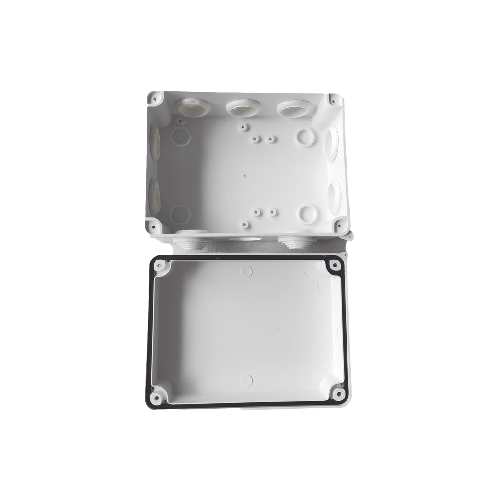 Caja de Derivación-Conexión para Exterior IP65 con 10 Entradas / 150 x 110 x 70 mm / Sellado Seguro con Empaque + 4 Tornillos / Resiste Agua, Polvo y Sol Directo