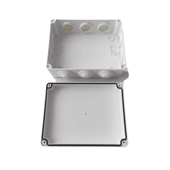 Caja de Derivación-Conexión para Exterior IP65 con 10 Entradas / 200 x 155 x 80 mm / Sellado Seguro con Empaque + 4 Tornillos / Resiste Agua, Polvo y Sol Directo
