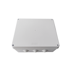 Caja de Derivación-Conexión para Exterior IP65 con 12 Entradas / 300 x 250 x 120 mm / Sellado Seguro con Empaque + 4 Tornillos / Resiste Agua, Polvo y Sol Directo