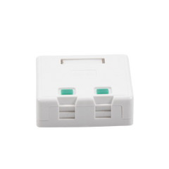 Caja de Pared con 2 Puertos Keystone, No Incluye Jacks