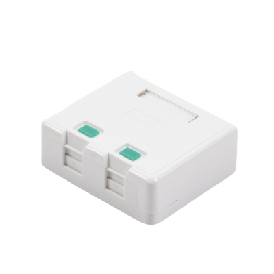 Caja de pared con 2 puertos Keystone, no incluye Jacks