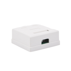 Caja de pared con Jack UTP Cat5e y Jack RJ11 telefónico