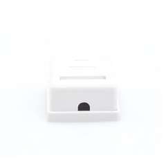 Caja de Pared con 1 Puerto Keystone, Incluye Jack Cat5e