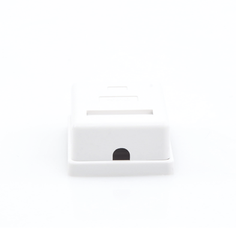 Caja de pared con 1 puerto Keystone, incluye Jack Cat5e
