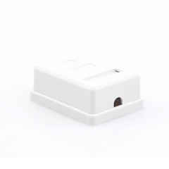 Caja de Pared con 1 Puerto Keystone, Incluye Jack Cat5e