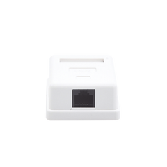 Caja de pared con 1 puerto Keystone, incluye Jack Cat5e