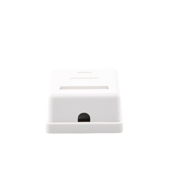 Caja de pared con 1 puerto Keystone, incluye jack STP Cat5e