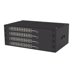 Gabinete para Montaje en Pared liviano, 4 Unidades de rack, Profundidad máxima de trabajo 250 mm, Se envía el Gabinete Armado.