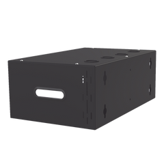 Gabinete para Montaje en Pared liviano, 4 Unidades de rack, Profundidad máxima de trabajo 250 mm, Se envía el Gabinete Armado.