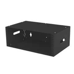 Gabinete para Montaje en Pared liviano, 4 Unidades de rack, Profundidad máxima de trabajo 250 mm, Se envía el Gabinete Armado.