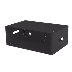 Gabinete para Montaje en Pared liviano, 4 Unidades de rack, Profundidad máxima de trabajo 250 mm, Se envía el Gabinete Armado.