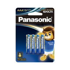 Batería Alcalina AAA 1.5V EVOLTA / No recargable / Paquete de 4 Baterías