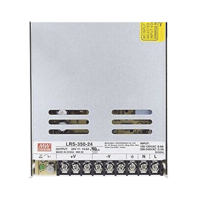 Fuente de Poder Industrial Conmutada 350W de Potencia, 24Vcc, 14.6A