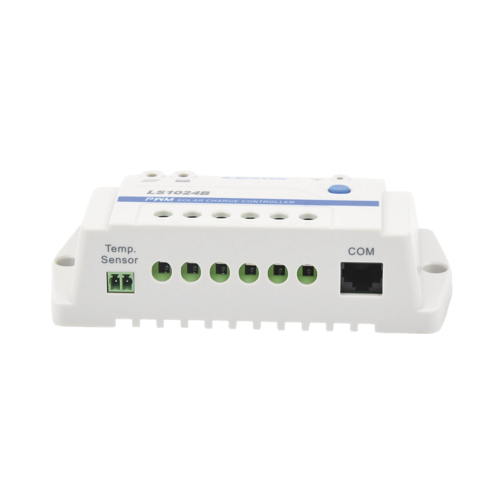 Controlador Solar PWM / 10A / 12/24V / RS-485 / Baterías Gel-AGM-Selladas / Parámetros Configurables