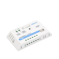 Controlador Solar PWM / 10A / 12/24V / Puerto USB / Indicadores LED / Tierra Positivo Común