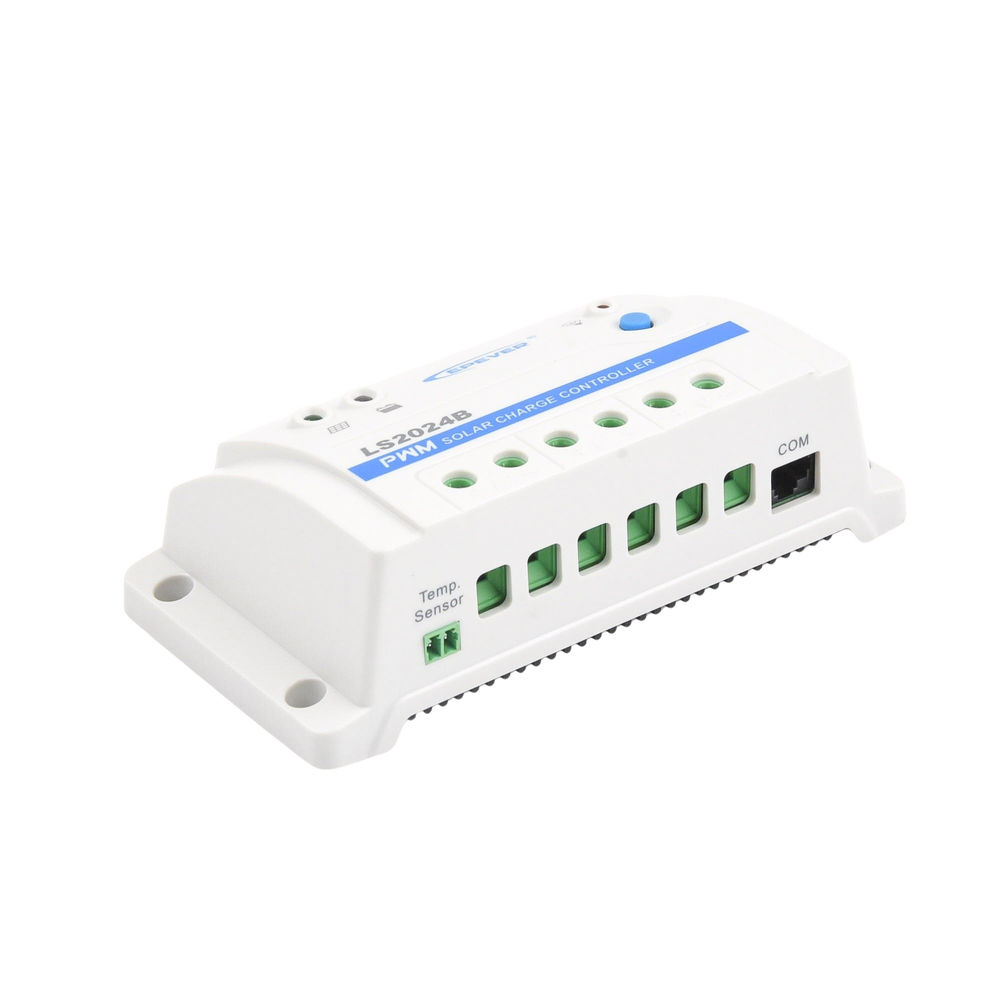Controlador Solar PWM / 20A / 12/24V / RS-485 / Baterías Gel-AGM-Selladas / Parámetros Configurables