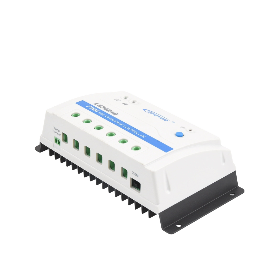 Controlador Solar PWM / 30A / 12/24V / RS-485 / Baterías Gel-AGM-Selladas / Parámetros Configurables