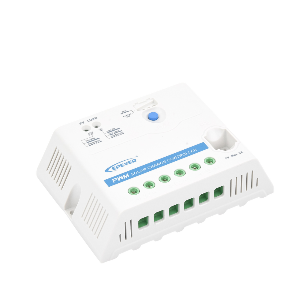 Controlador Solar PWM 12/24 V 30 A, Salida USB