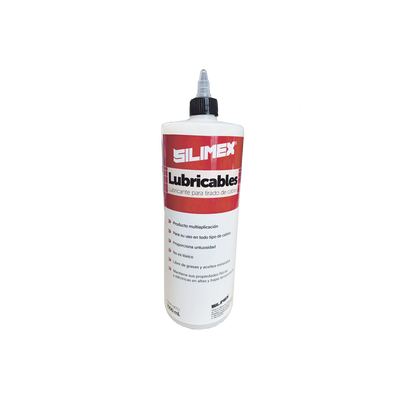 Lubricante Dieléctrico de Alta Eficiencia para Jalado de Cables Sin Daños /  No es Tóxico  y Compatible con Todo Tipo de Cable /  Deslizamiento de Cables Seguro, Sin Fricción y Sin Riesgos / Presentación de 1 Litro