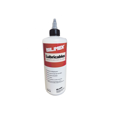 Lubricante Dieléctrico de Alta Eficiencia para Jalado de Cables Sin Daños / No es Tóxico y Compatible con Todo Tipo de Cable / Deslizamiento de Cables Seguro, Sin Fricción y Sin Riesgos / Presentación de 1/2 Litro