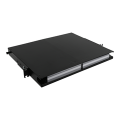 Distribuidor de Fibra Óptica de Alta Densidad LigthVerse *Plus* Para Rack de 19 Pulgadas, Acepta 4 Placas Plug and Play, Hasta 96 Fibras, 1 UR