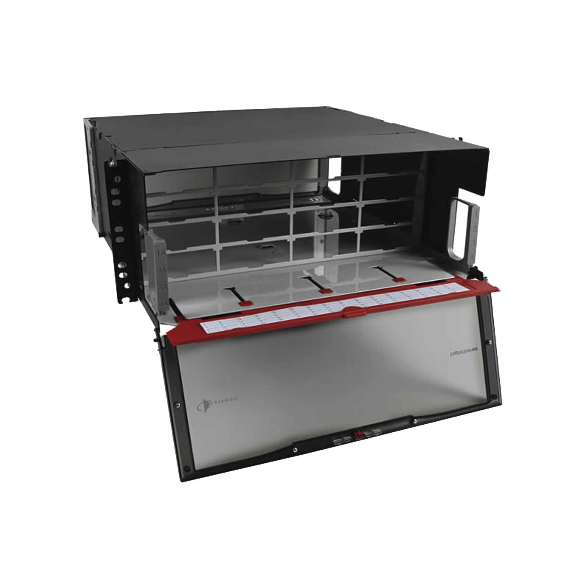 Distribuidor de Fibra Óptica de Alta Densidad LigthVerse *Pro* Para Rack de 48.26 cm (19 Pulgadas), Acepta 16 Placas Plug and Play, Hasta 384 Fibras, 4 UR