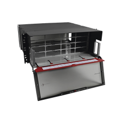 Distribuidor de Fibra Óptica de Alta Densidad LigthVerse *Pro* Para Rack de 48.26 cm (19 Pulgadas), Acepta 16 Placas Plug and Play, Hasta 384 Fibras, 4 UR