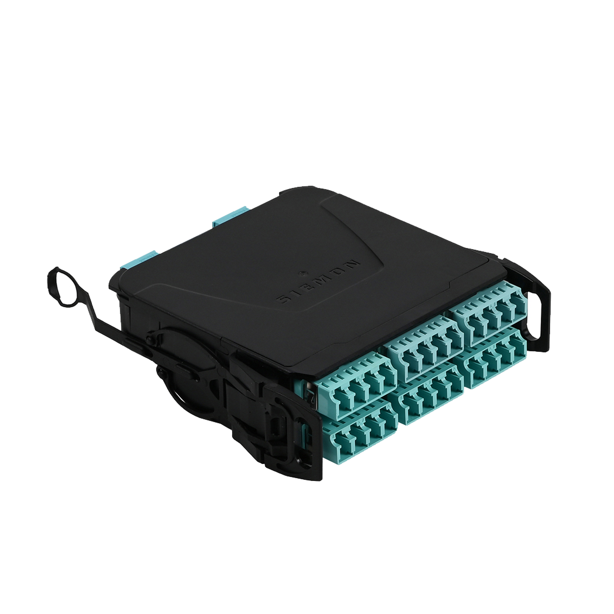 Módulo Plug & Play LightVerse, Hasta 24 fibras, Base 12 Hembra, "Shuttered" LC/UPC para fibra Multimodo OM4, UL Loss