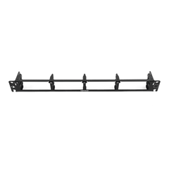 Fiber, Panel, Lightverse Combo, Rack Mount, 1U, Fixed Access, Empty, 4 Openings, Black, Shielded Flat Without Wire Manager