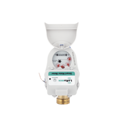 FLUJOMETRO DE AGUA  LORAWAN® PARA TUBERIA DE 1 PULGADA CON VALVULA DE CORTE DE FUJO