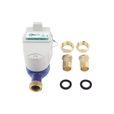 FLUJOMETRO DE AGUA  LORAWAN® PARA TUBERIA DE 1 PULGADA CON VALVULA DE CORTE DE FUJO