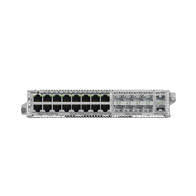 Tarjeta de Red con 16 puertos RJ45 1Gb, 8 puertos SFP 1Gb y 2 puertos SFP+ 10Gb para Chasis RG-NBS6002