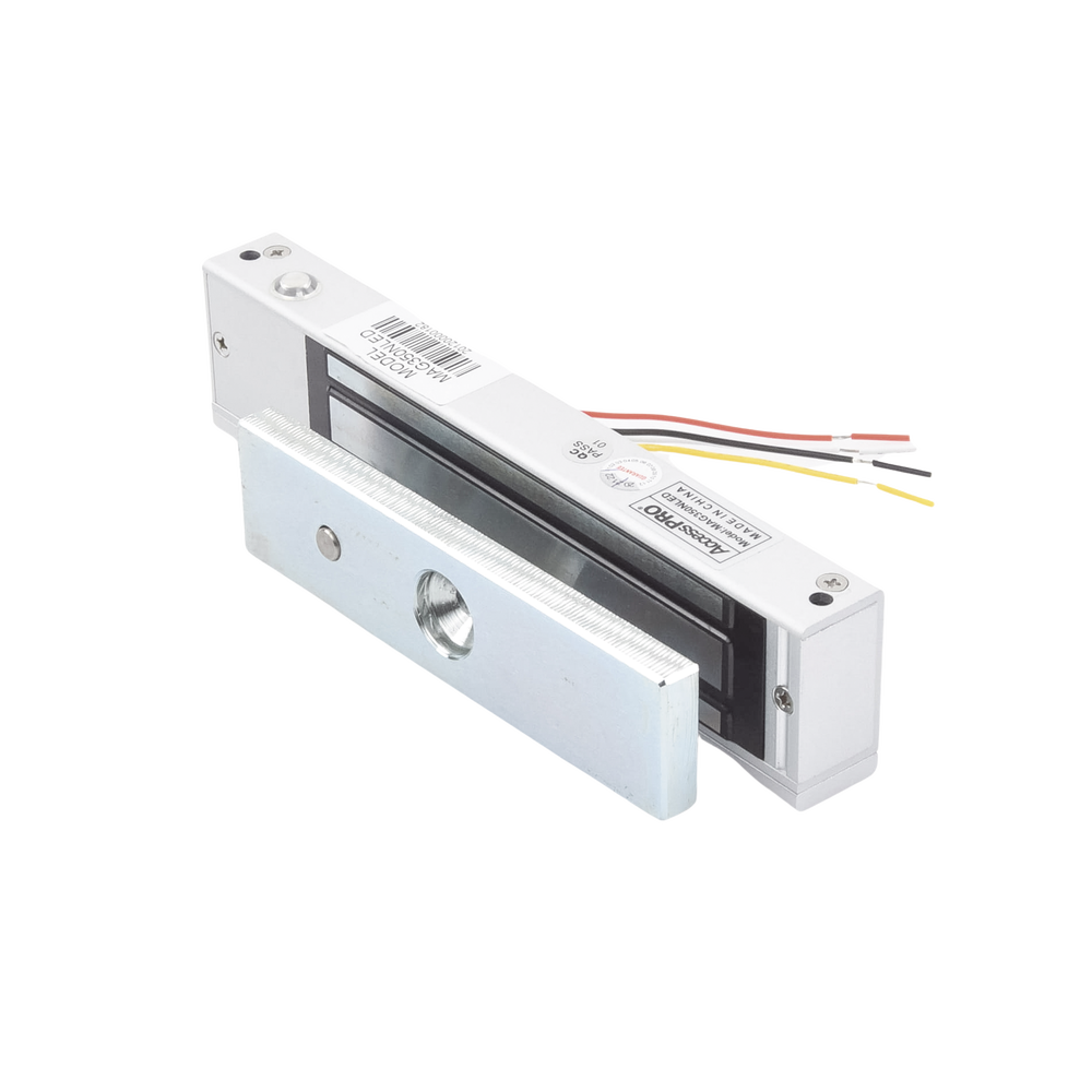 Chapa magnética de 350 lbs / Con LED indicador / Para uso en interior