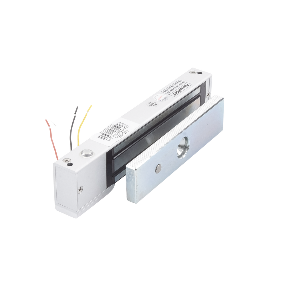 Chapa magnética de 350 lbs / Con LED indicador / Para uso en interior
